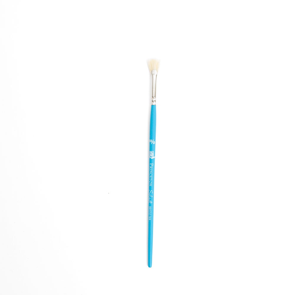 Princeton, White, Brush Fan, Art & School, Select, Bristle, 10/0, 146022
